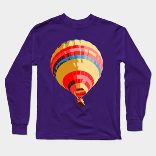 Colorful hot air balloon cute Long Sleeve T-Shirt